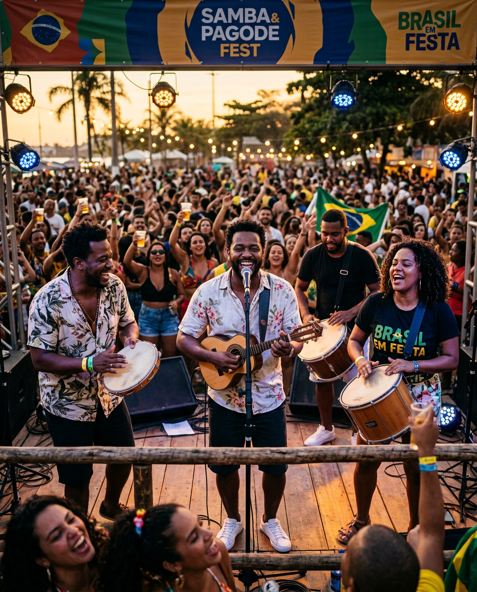 Roda de Samba PT em palco